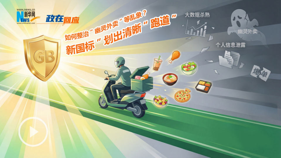 政在回應丨如何整治“幽靈外賣”等亂象？外賣“新國標”劃出清晰“跑道”