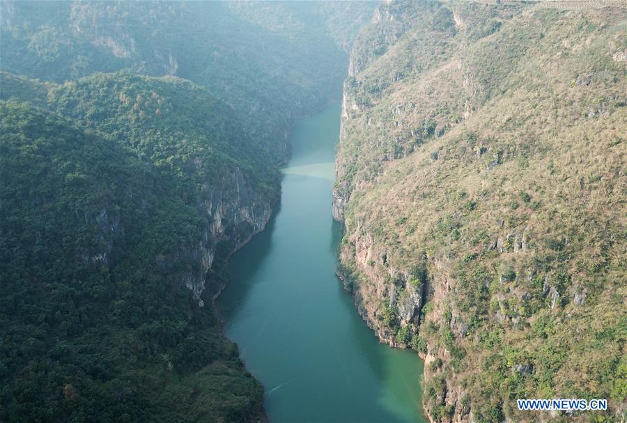 CHINA-GUIZHOU-VALLEY-SCENERY (CN)
