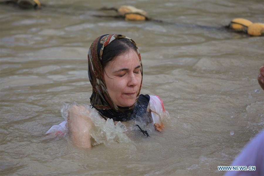 MIDEAST-JERICHO-CHRISTIAN-EPIPHANY