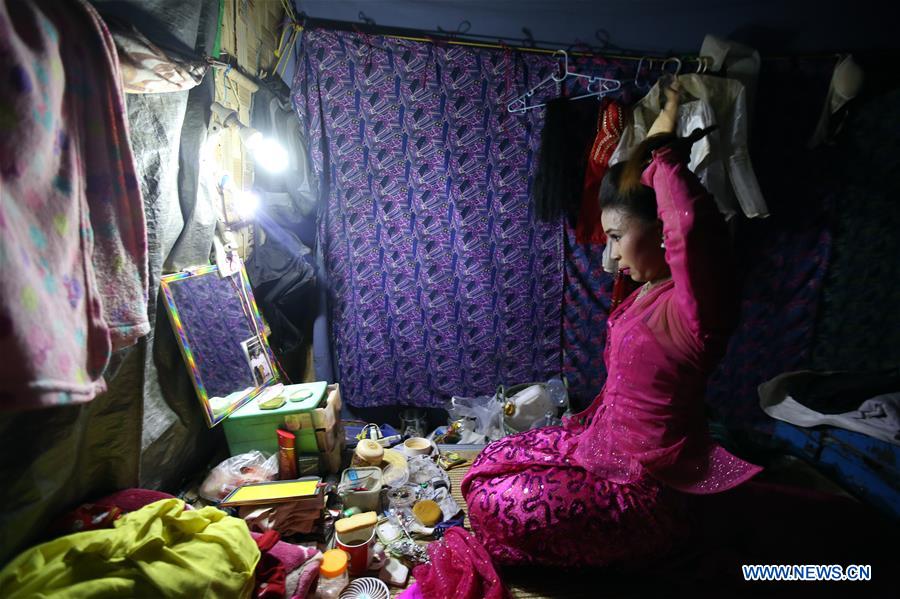 MYANMAR-BAGO-THABIN TROUPE-TRADITIONAL SHOW