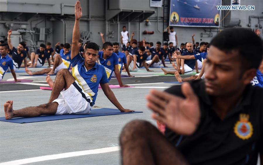 INDIA-MUMBAI-INTERNATIONAL YOGA DAY