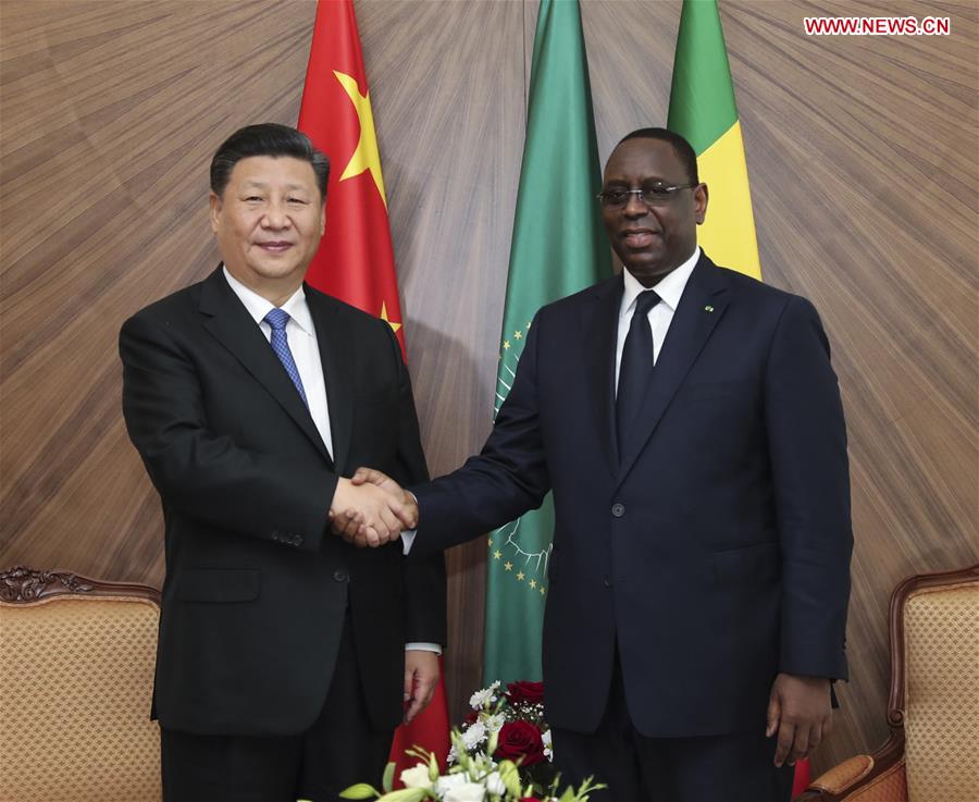 SENEGAL-CHINA-XI JINPING-MACKY SALL-TALKS