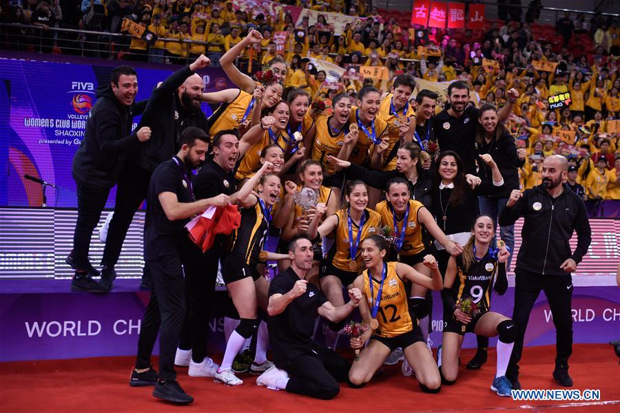 (SP)CHINA-SHAOXING-VOLLEYBALL-FIVB-WOMEN'S CLUB WORLD CHAMPIONSHIP-FINAL(CN)