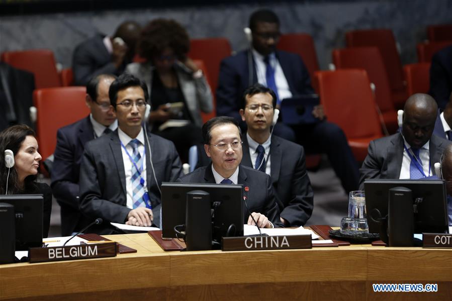 UN-SECURITY COUNCIL-MEETING-FINANCING OF TERRORISM-COUNTERING-CHINESE ENVOY