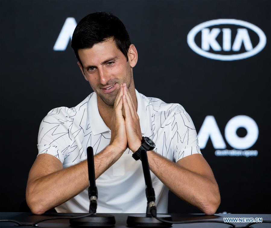 (SP)AUSTRALIA-MELBOURNE-TENNIS-AUSTRALIAN OPEN-PRESS CONFERENCE