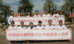 中國援助科威特醫療隊、中資機構