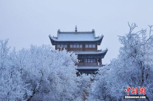 資料圖:小寒時節,甘肅嘉峪關市迎來了一場大雪。師永紅 攝