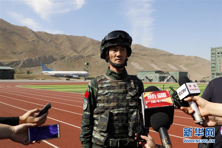 (圖文互動)(6)中吉“合作-2019”聯合反恐演練啟動