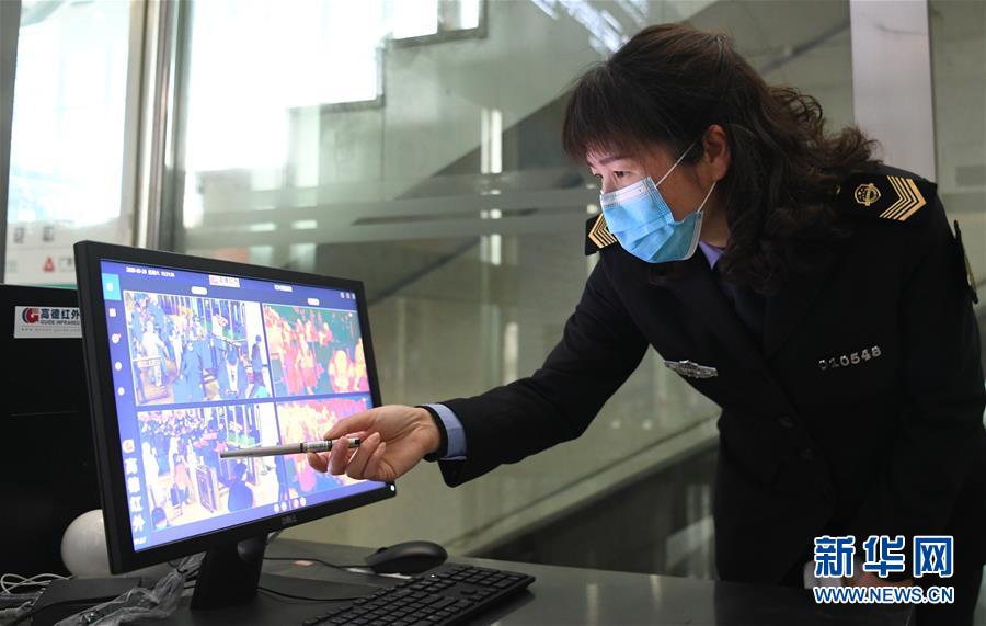 (聚焦疫情防控)(7)武漢站重啟日: 1.2萬名湖北鄉(xiāng)親坐高鐵回家