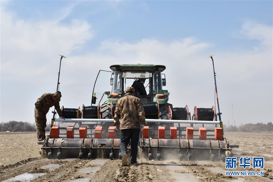 (抓好春耕備耕 穩住農業生產·圖文互動)(3)“智慧春耕”助力新疆春播