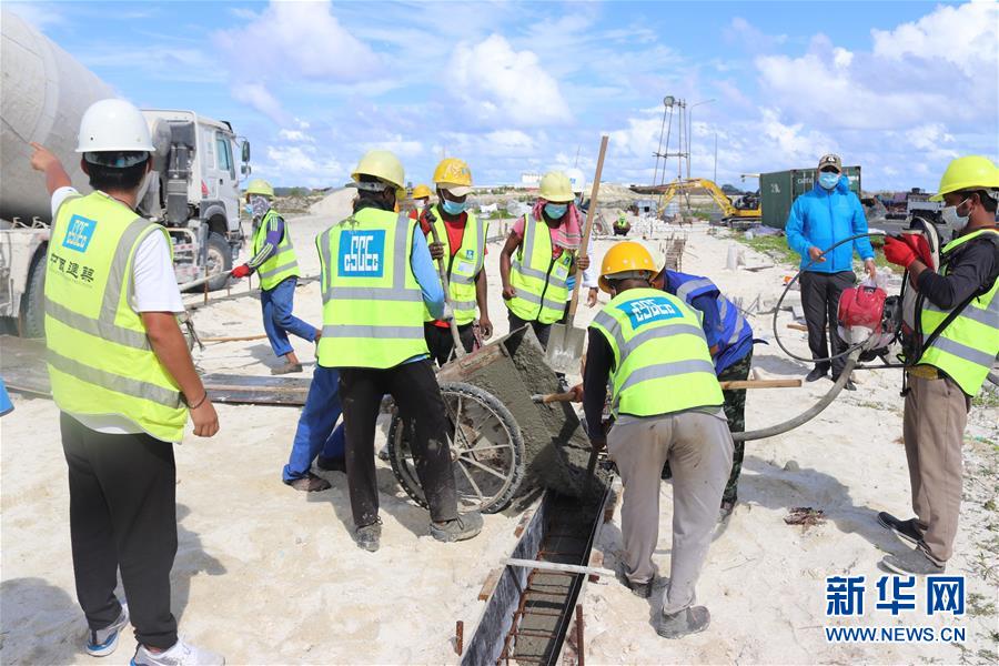 (國際·圖文互動)(1)中企助力建設馬爾代夫抗疫設施