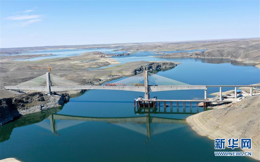 (經濟)(1)阿富準鐵路鋪軌全線貫通 北疆鐵路環線正式形成