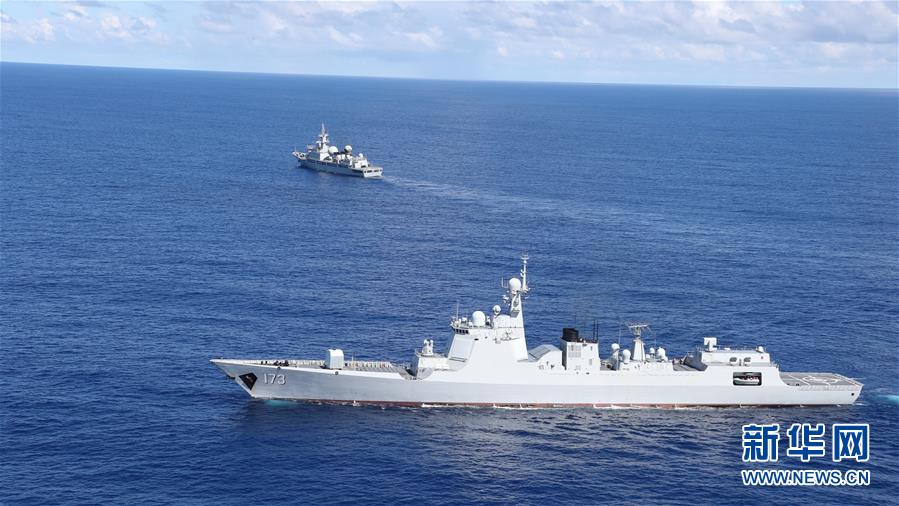 (在習近平強軍思想指引下·我們在戰位報告·圖文互動)(1)海軍長沙艦:向著夢想全速前進