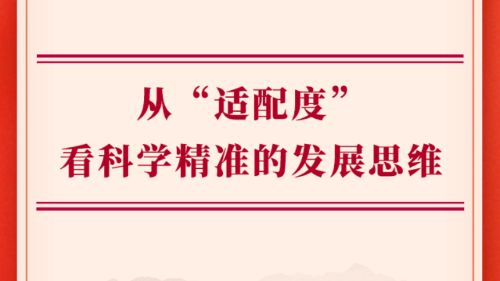 從“適配度”看科學精準的發展思維