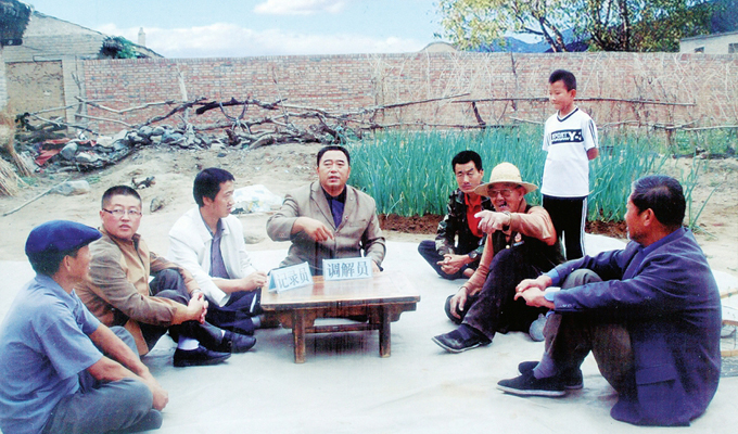 調解“家長里短，雞毛蒜皮”的小事情是李培斌從事的大事業