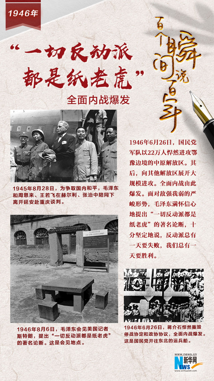 1946，&ldquo;一切反動派都是紙老虎&rdquo;