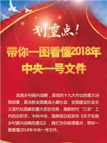 劃重點！帶你一圖看懂2018年中央一號文件