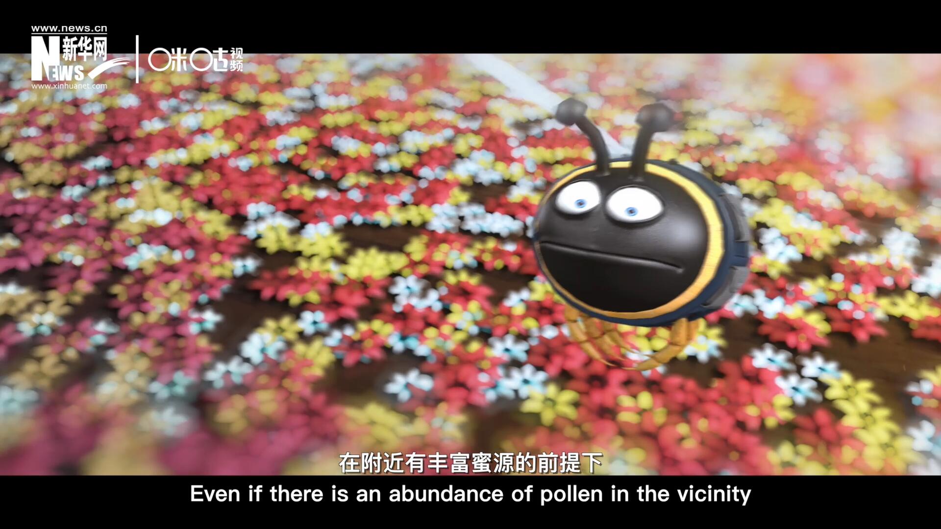 你知道一只蜜蜂采一公斤蜜有多辛苦嗎？據(jù)統(tǒng)計，在附近有豐富蜜源的前提下，一只蜜蜂大約需要飛行四萬千米