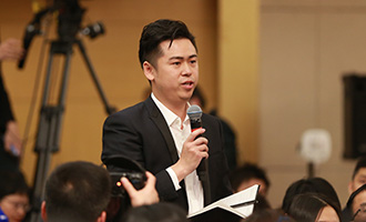 深圳衛視記者提問