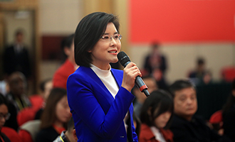 中央電視臺、中國國際電視臺記者提問