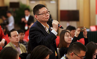 黨建雜志、黨建網記者提問