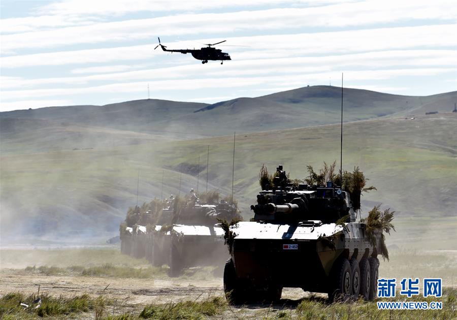 (國(guó)際·圖文互動(dòng))(5)“東方-2018”戰(zhàn)略演習(xí)中俄聯(lián)合戰(zhàn)役演練正式開始
