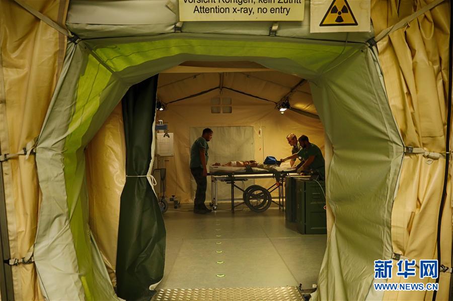（國際·圖文互動）（1）“共同的理念，讓合作更深入更順暢”——走進中德“聯合救援-2019”衛勤實兵聯合演習德方野戰二級醫院