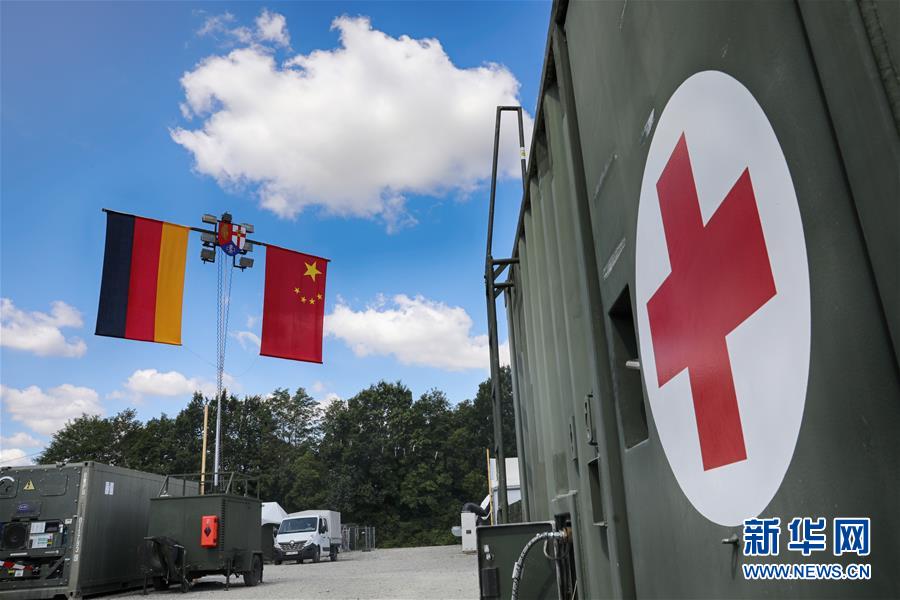 （國際·圖文互動）（2）“共同的理念，讓合作更深入更順暢”——走進中德“聯合救援-2019”衛勤實兵聯合演習德方野戰二級醫院