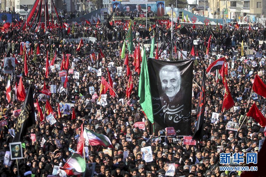 (國際)蘇萊曼尼葬禮發(fā)生踩踏事故 至少35人死亡