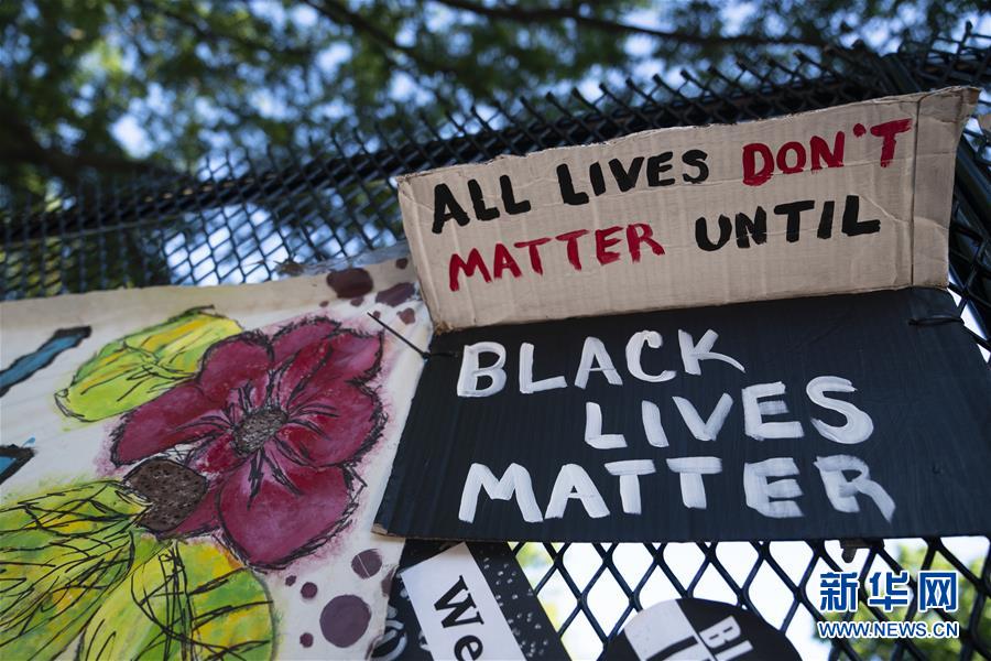 (國際)(5)美國華盛頓:抗議警察暴力執法活動持續