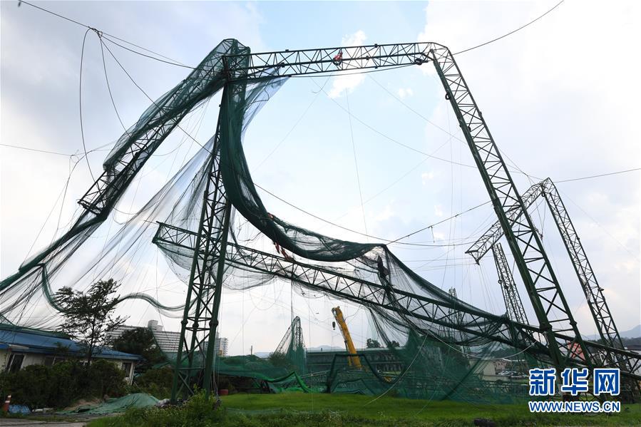 (國際)(6)超強臺風“美莎克”過境韓國致1死1傷