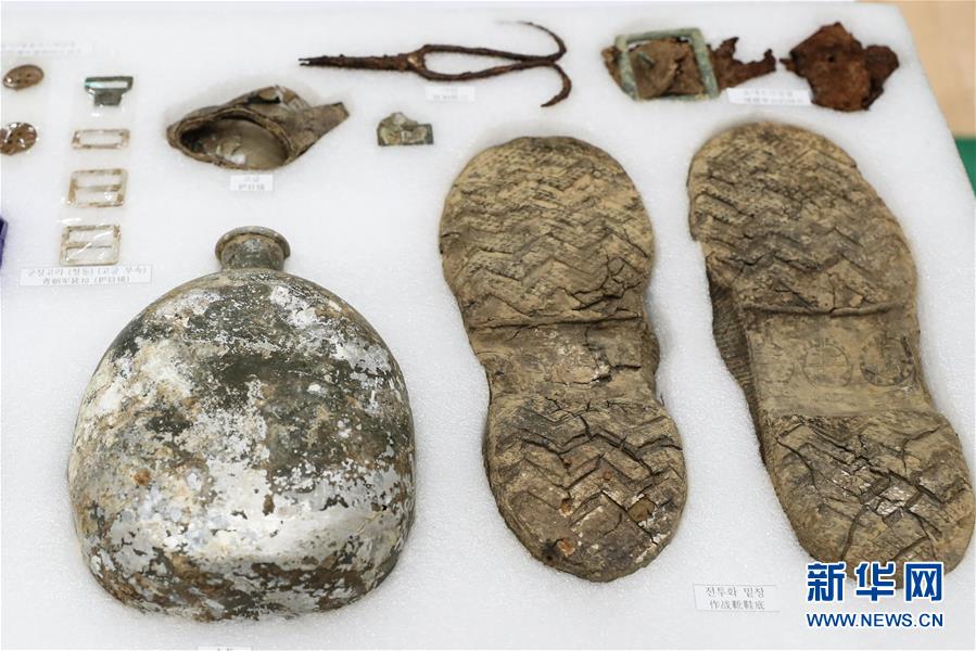 (國際)(7)第七批在韓中國人民志愿軍烈士遺骸裝殮儀式舉行