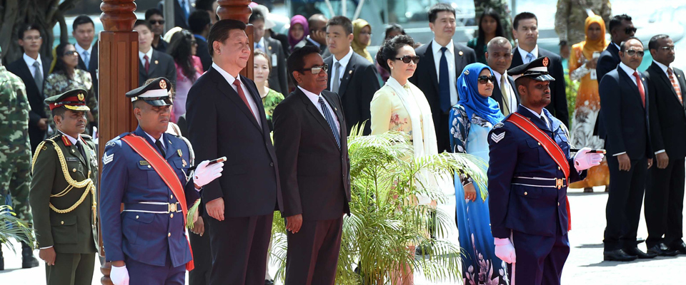 習近平同馬爾代夫總統亞明舉行會談